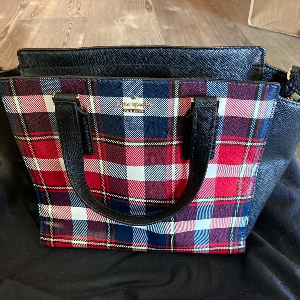 Kate Spade - Plaid Small Hayden Satchel